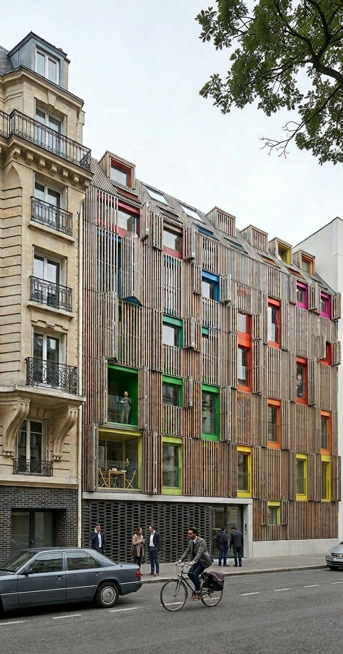 Immeuble de logements Paris France FP architectes