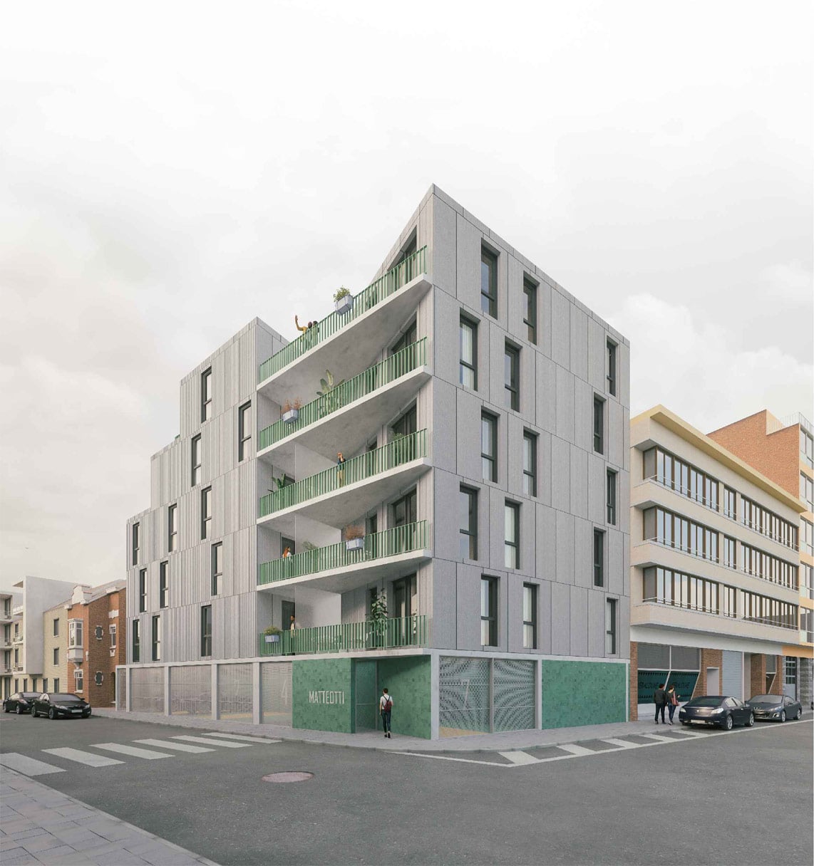 Logements préfabriqués modulaires 3D FP architectes