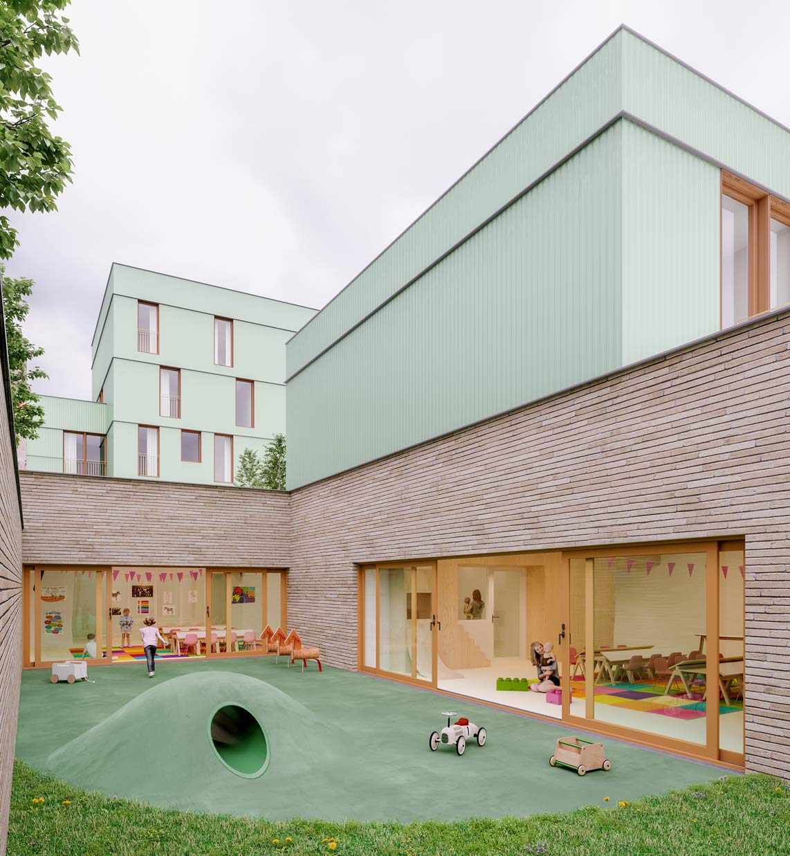 Crèche et logements FP architectes