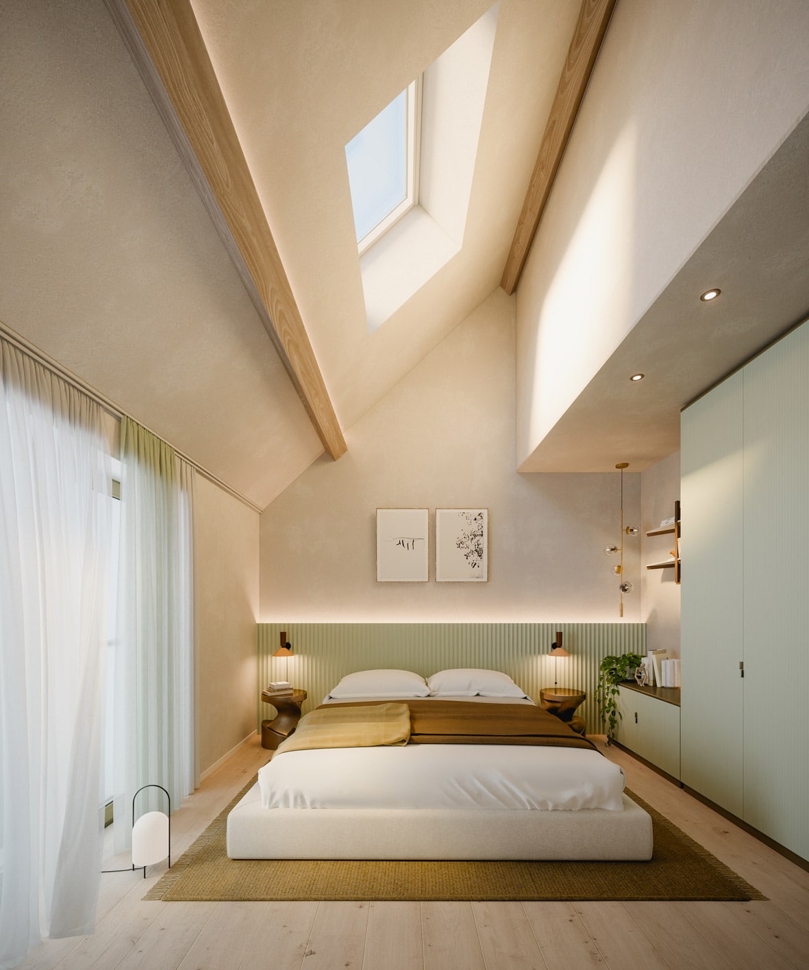 Transformation immeuble de rapport vue intérieure FP architectes
