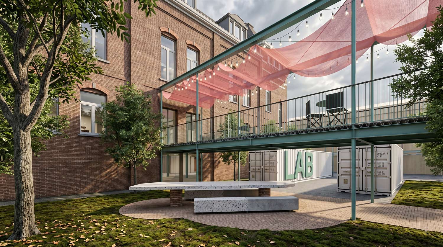 Decarbonlab ULB FabLab Usquare FP architectes